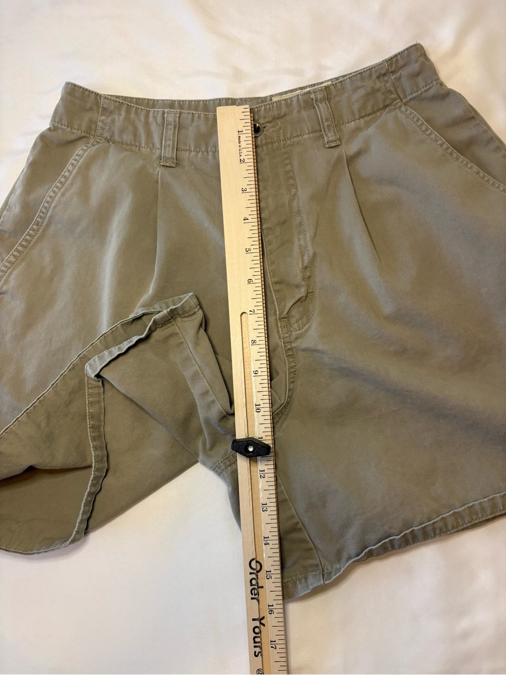 Eddie‎ Bauer Women's Khaki Flat-Front Shorts - Picture 7 of 8